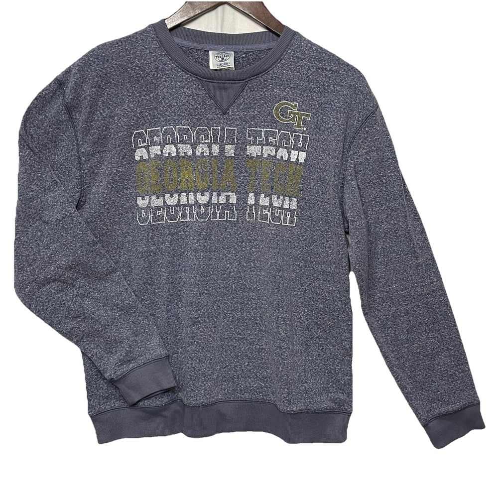 Georgia Tech Yellow Jackets Youth Medium Crewneck Sweatshirt Rivalry Threads